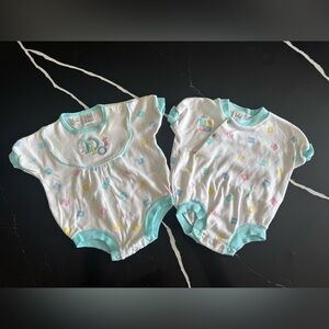 Vintage Baby Dior Onesies